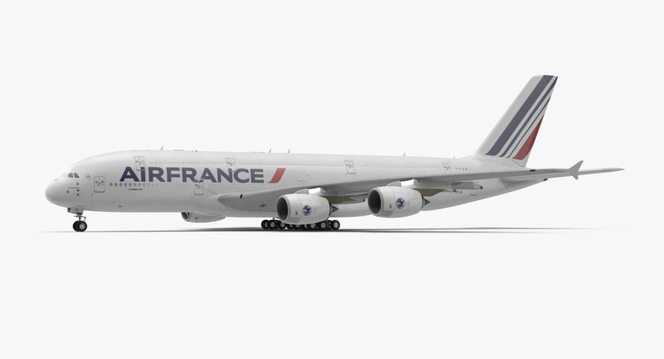 Airbus A380-1000 Air France 3D